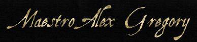 logo Maestro Alex Gregory